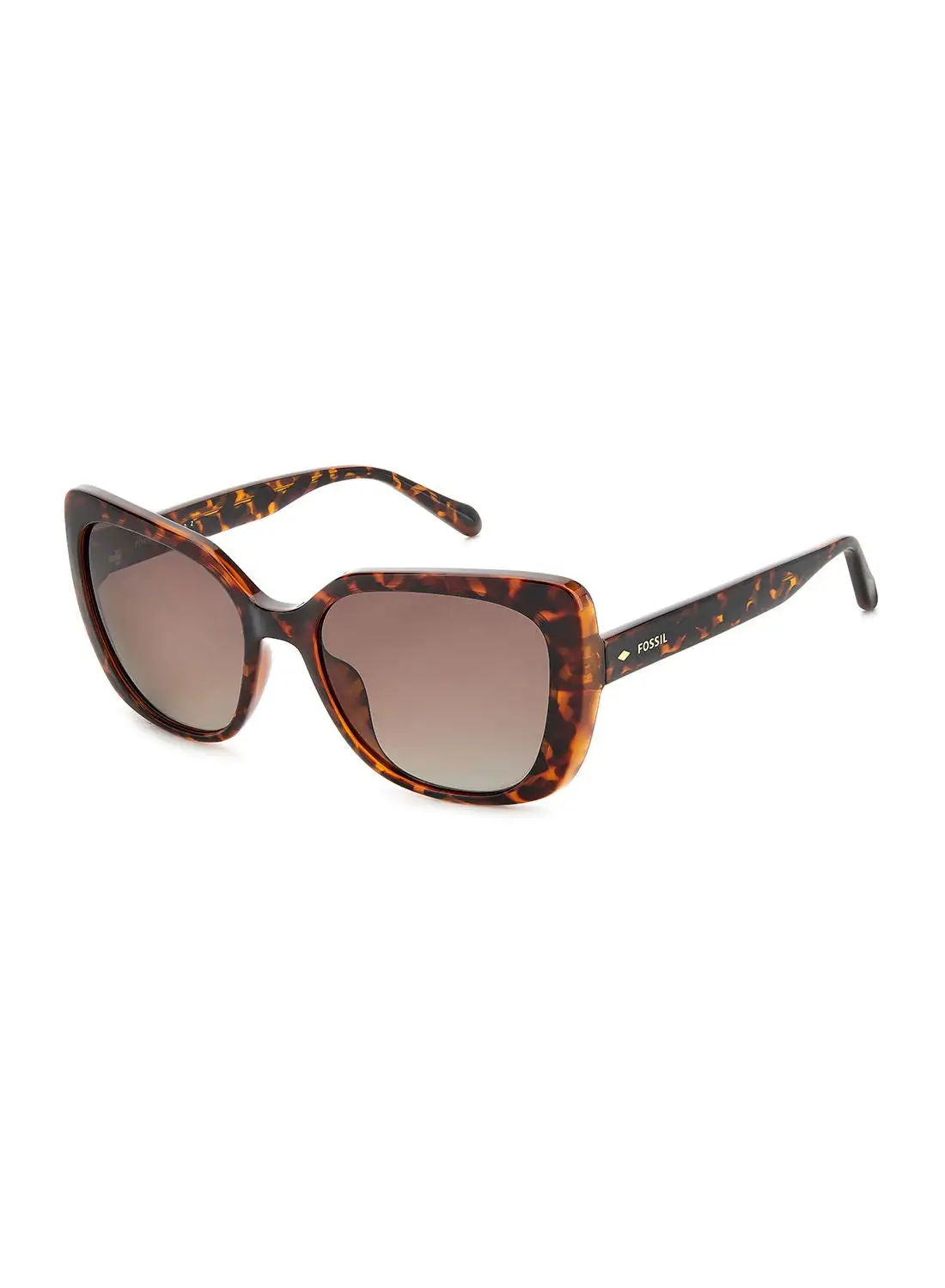 FOSSIL Women's UV Protection Square Sunglasses - Fos 3143/S Hvn 55 - Lens Size: 55 Mm