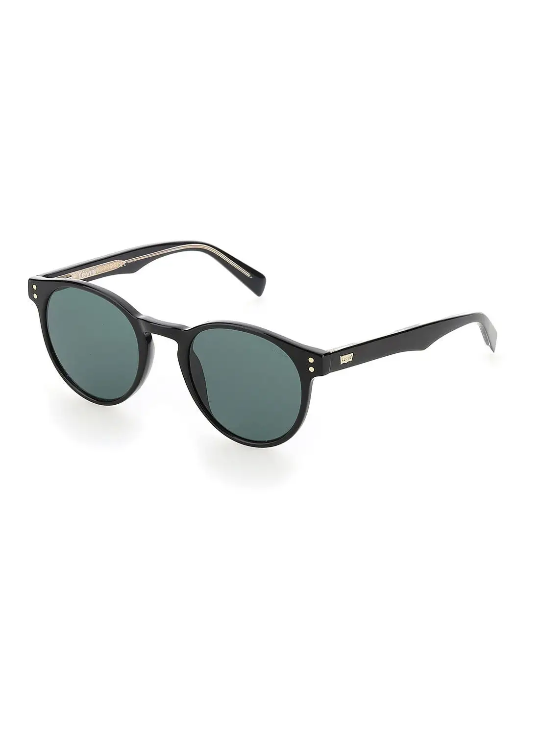 Levi's Men's UV Protection Round Sunglasses - Lv 5005/S Black 50 - Lens Size: 50 Mm