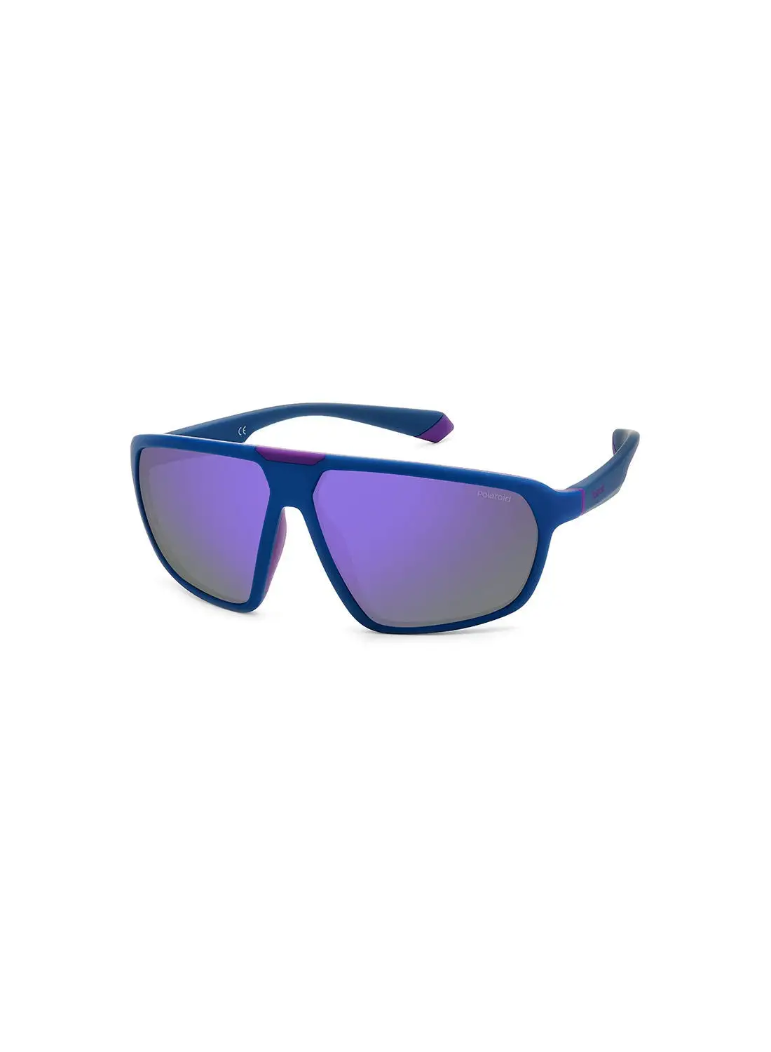 Polaroid Unisex UV Protection Rectangular Sunglasses - Pld 2142/S Mt Bl Vlt 61 - Lens Size: 61 Mm