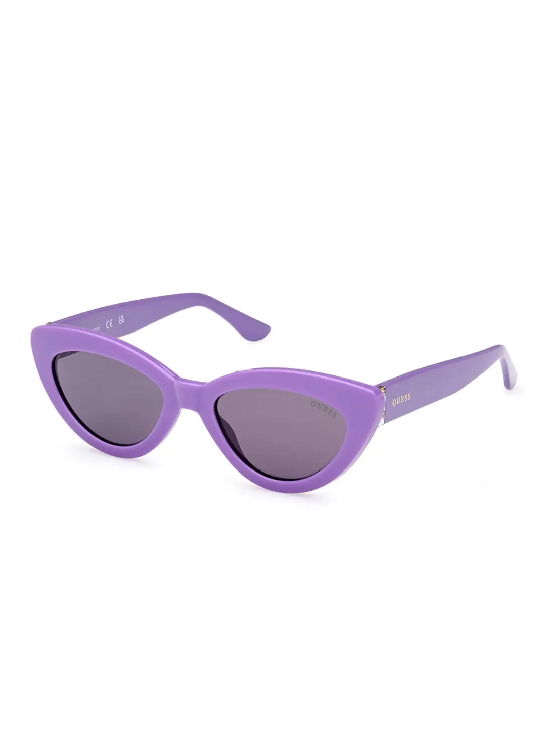 GUESS Women's UV Protection Cat Eye Shape Sunglasses - GU790580Y52 - Lens Size: 52 Mm
