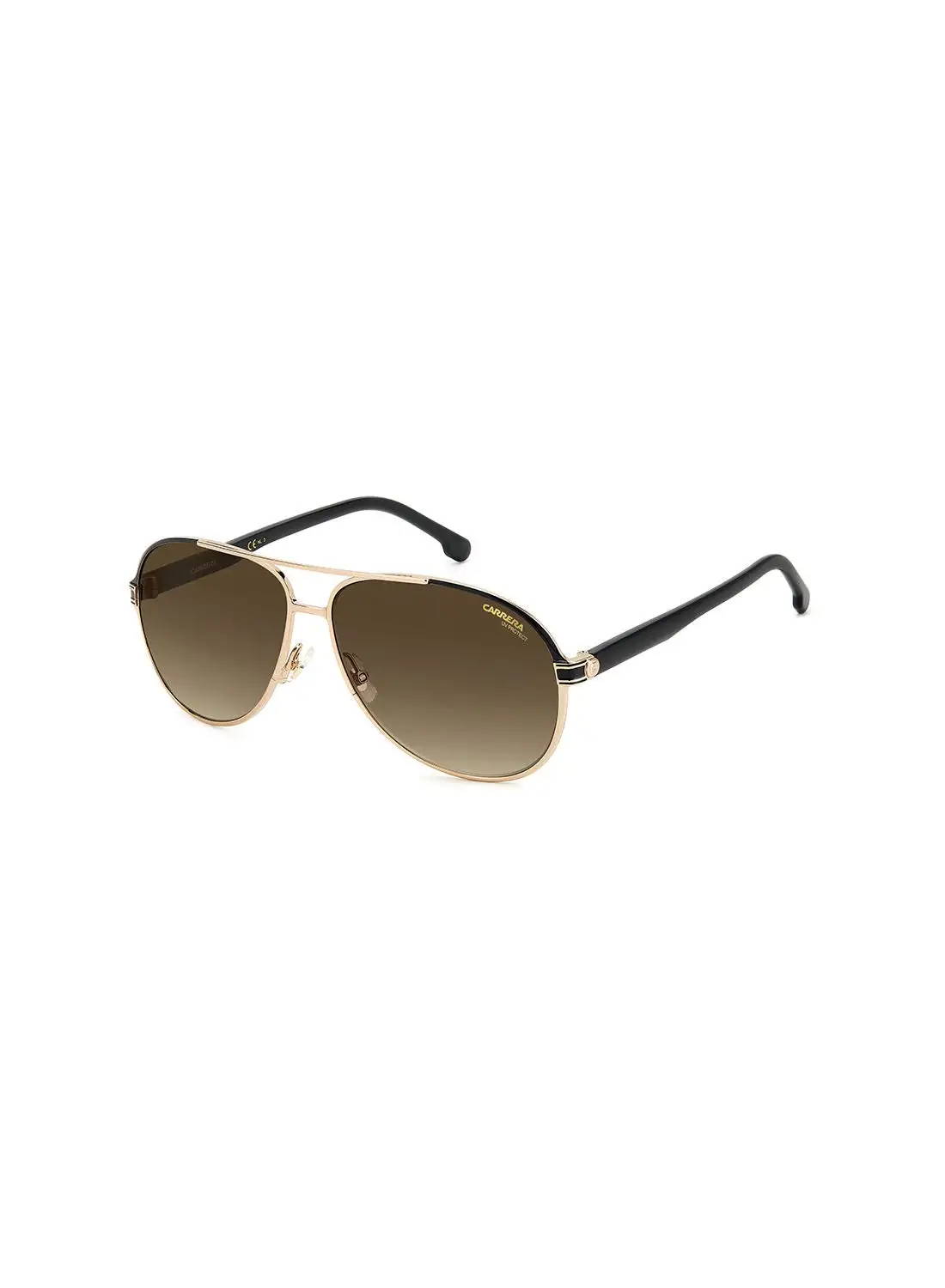 Carrera Unisex UV Protection Pilot Sunglasses - Carrera 1051/S Gold/Black 61 - Lens Size: 61 Mm