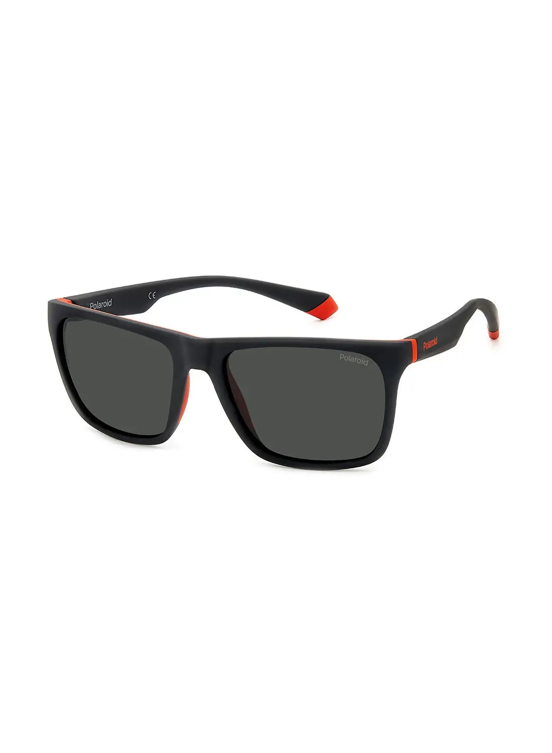 Polaroid Unisex UV Protection Square Sunglasses - Pld 2141/S Mt Blk Rd 57 - Lens Size: 57 Mm