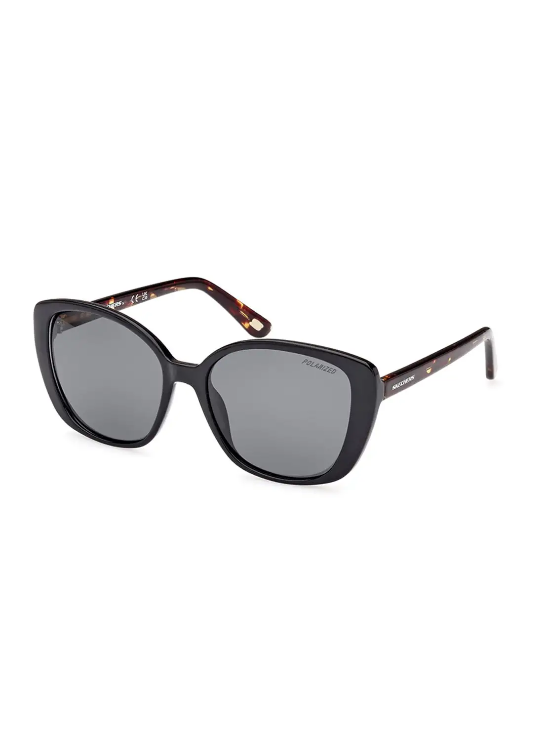 SKECHERS Women's Polarized Rectangular Shape Sunglasses - SE626505D56 - Lens Size: 56 Mm
