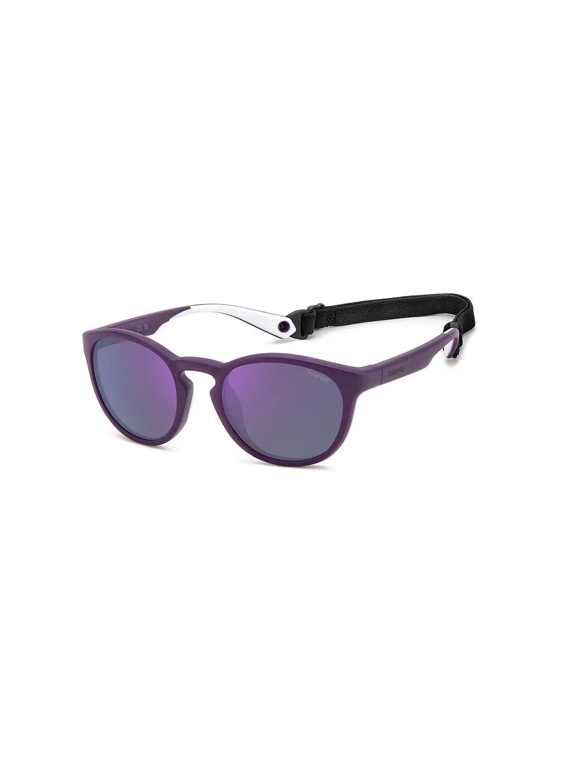 بولارويد نظارة شمسية دائرية للحماية من الأشعة فوق البنفسجية للجنسين - Pld 7050/S Violet 52 - مقاس العدسة: 52 ملم