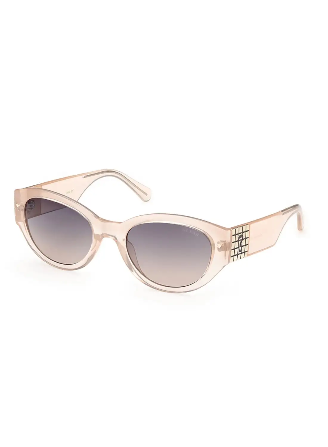 GUESS Women's UV Protection Oval Shape Sunglasses - GU824157B55 - Lens Size: 55 Mm