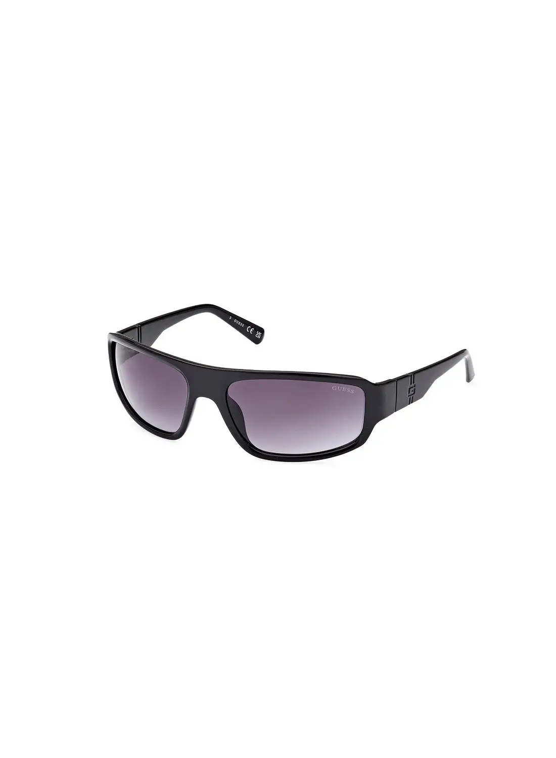 GUESS Men's UV Protection Rectangular Sunglasses - GU0008001B62 - Lens Size: 62 Mm