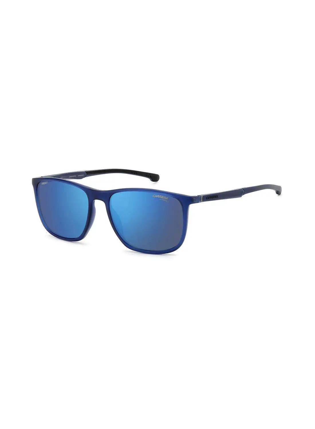 نظارة كاريرا الشمسية مستطيلة الشكل للحماية من الأشعة فوق البنفسجية للرجال - Carduc 004/S Blue 57 - مقاس العدسة: 57 ملم