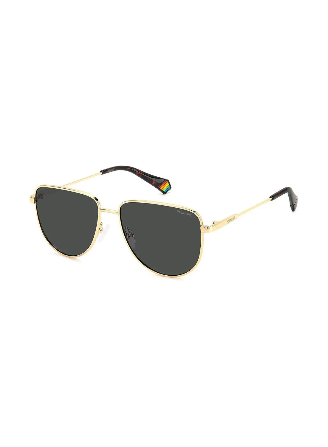 Polaroid Unisex UV Protection Sunglasses - Pld 6196/S/X Gold 56 - Lens Size: 56 Mm