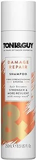 Toni&Guy Damage Repair Strengthening Shampoo for dry damaged weak hair prone to breakage, 250ml