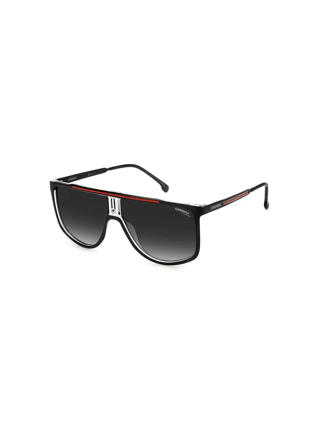 نظارة شمسية كاريرا نافيجيتور للحماية من الأشعة فوق البنفسجية للرجال - Carrera 1056/S أسود/أحمر 61 - مقاس العدسة: 61 ملم