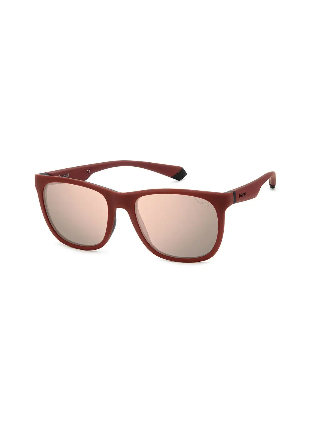 Polaroid Unisex UV Protection Square Sunglasses - Pld 2140/S Mtburg Bk 55 - Lens Size: 55 Mm