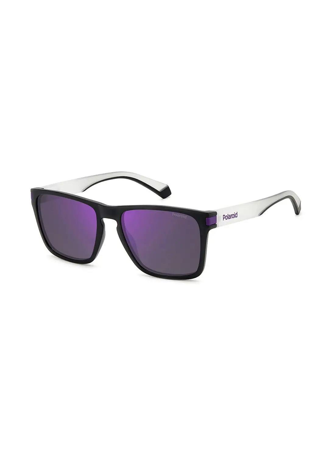 Polaroid Unisex UV Protection Rectangular Sunglasses - Pld 2139/S Matblkvio 56 - Lens Size: 56 Mm