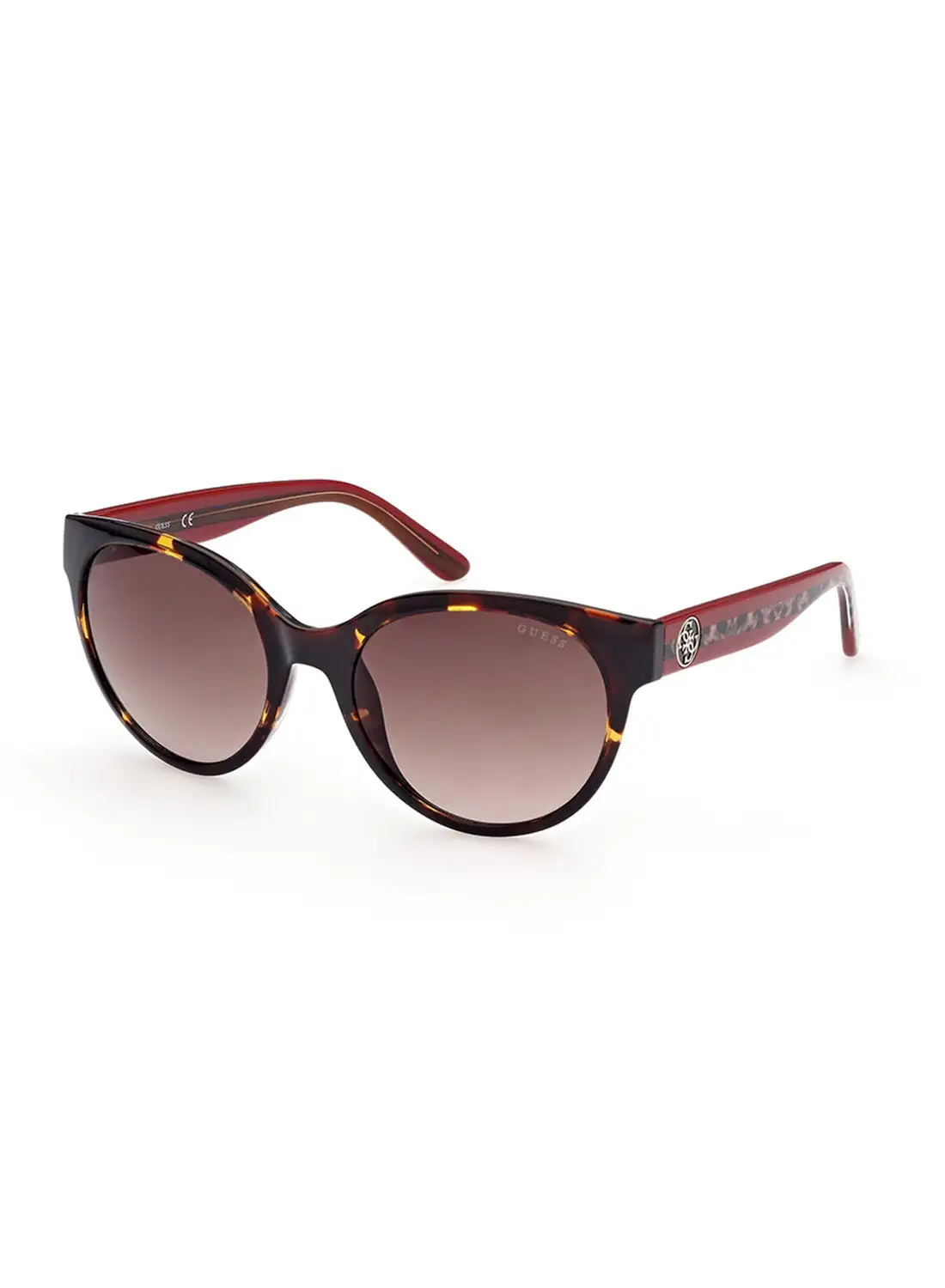 GUESS Women's UV Protection Round Shape Sunglasses - GU782452F55 - Lens Size: 55 Mm