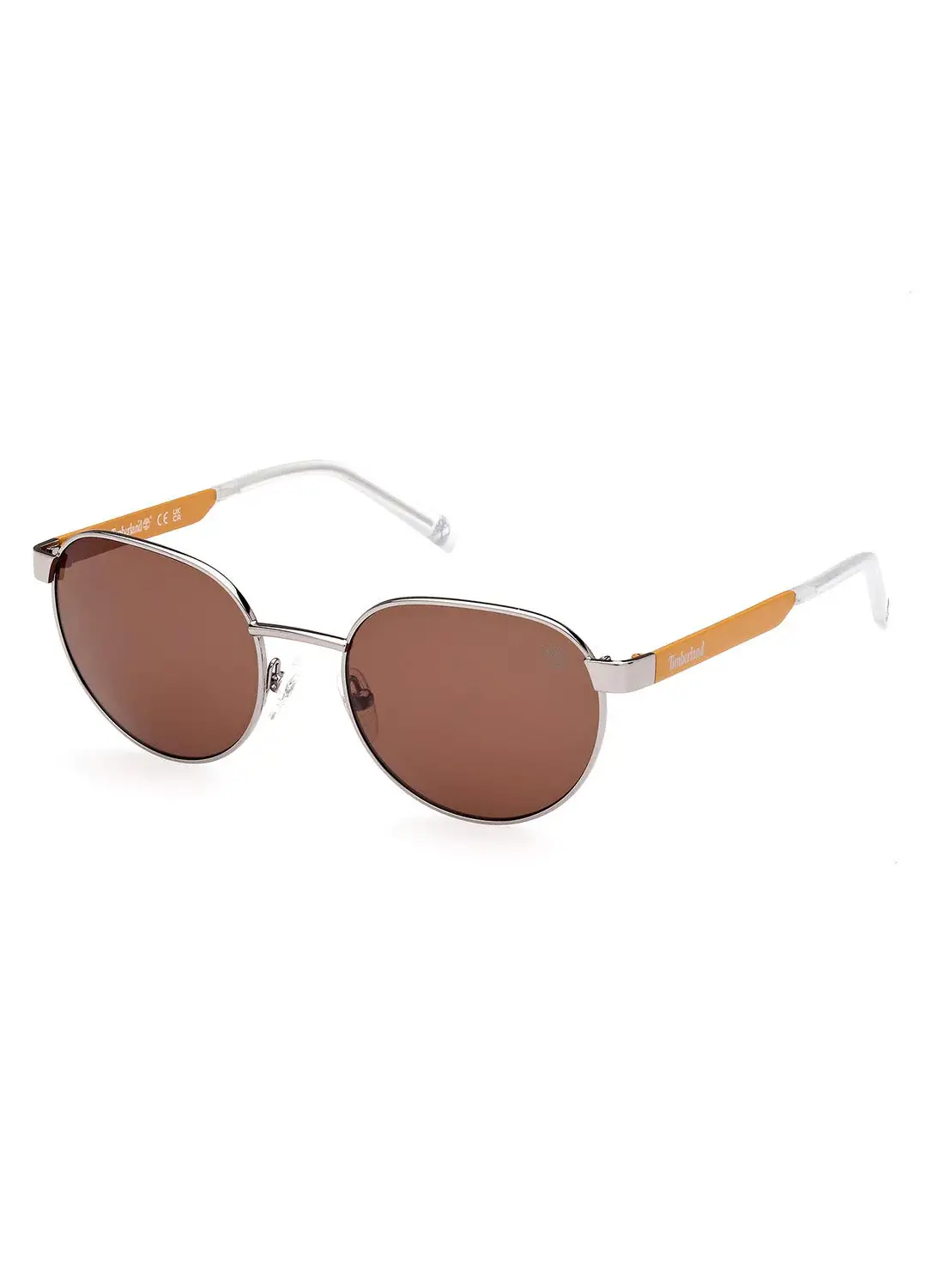 Timberland Unisex UV Protection Round Shape Sunglasses - TB933008E51 - Lens Size: 51 Mm