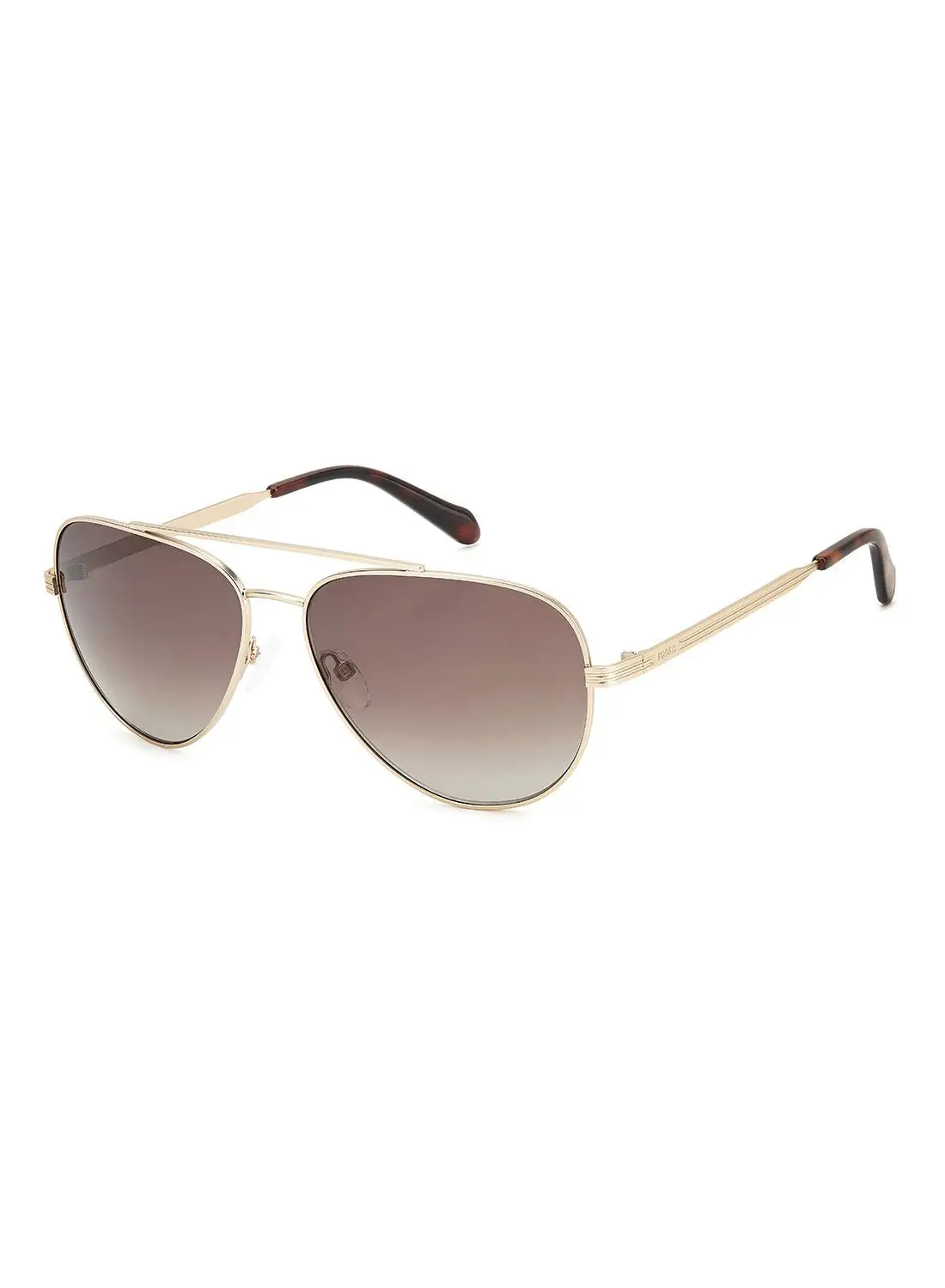 FOSSIL Men's UV Protection Pilot Sunglasses - Fos 3144/G/S Mt Gd 60 - Lens Size: 60 Mm