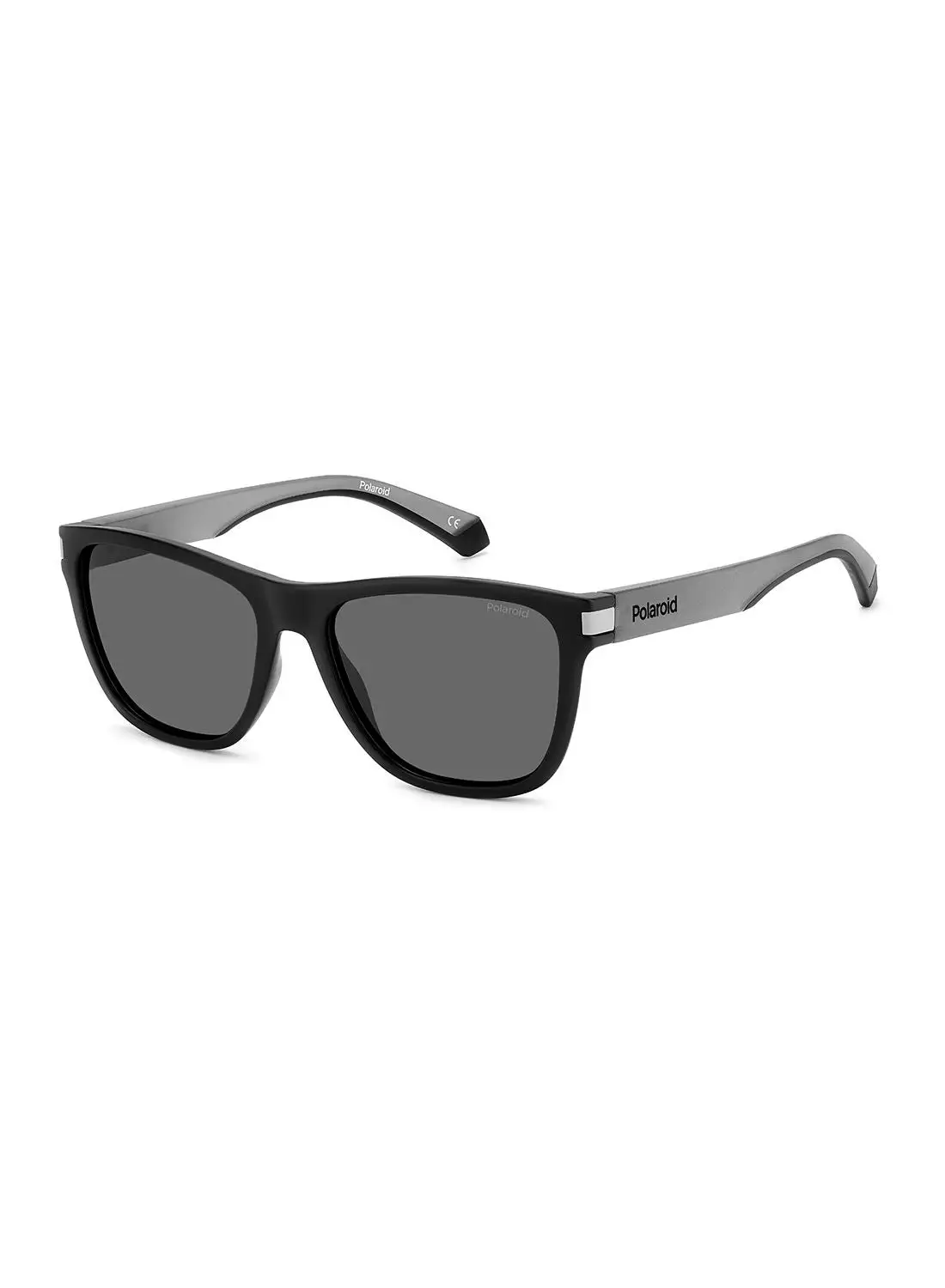 بولارويد نظارة شمسية مربعة للحماية من الأشعة فوق البنفسجية للجنسين - Pld 2138/S Mtbk Gray 56 - مقاس العدسة: 56 ملم