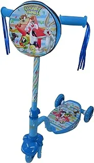 Mascube Looney Tunes Three Wheels Scooter for Kids, Blue