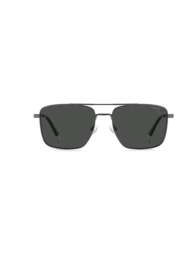 Polaroid Men Square Sunglasses PLD 4134/S/X  DK RUTHEN 57 Lens Size : 57 mm