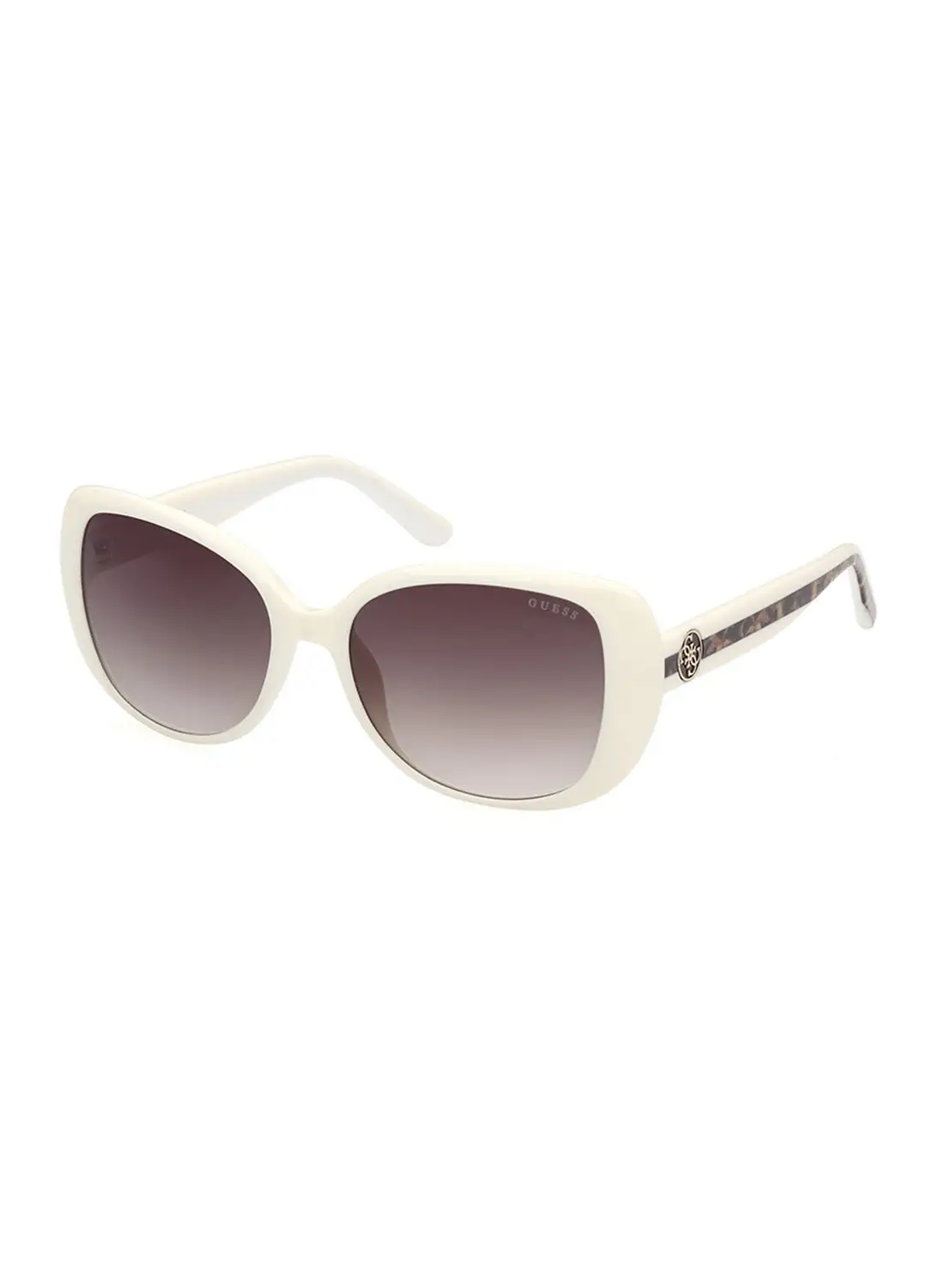 GUESS Women's UV Protection Square Shape Sunglasses - GU782225P56 - Lens Size: 56 Mm