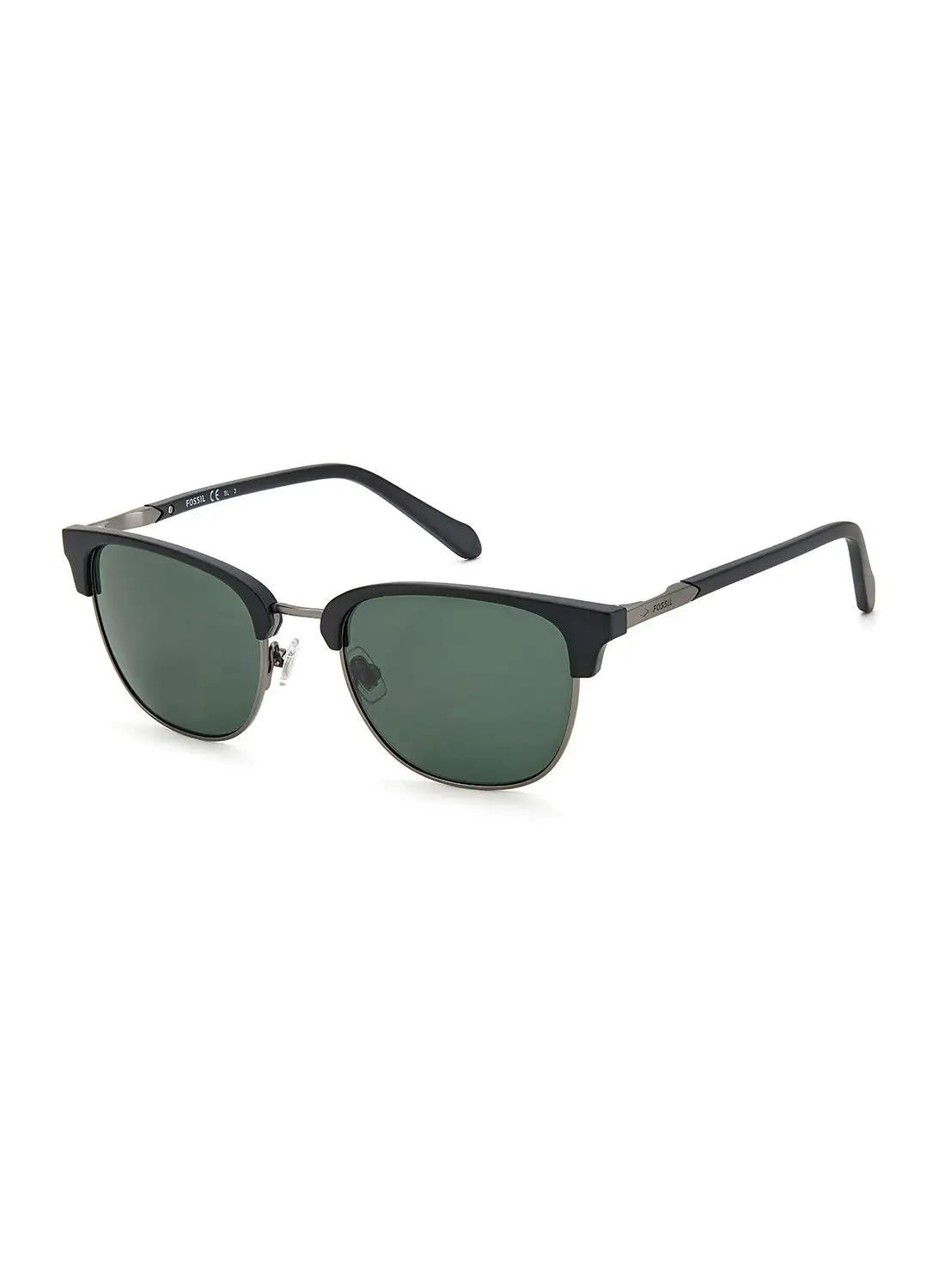 FOSSIL Men's UV Protection Square Sunglasses - Fos 2113/G/S Mtt Black 51 - Lens Size: 51 Mm