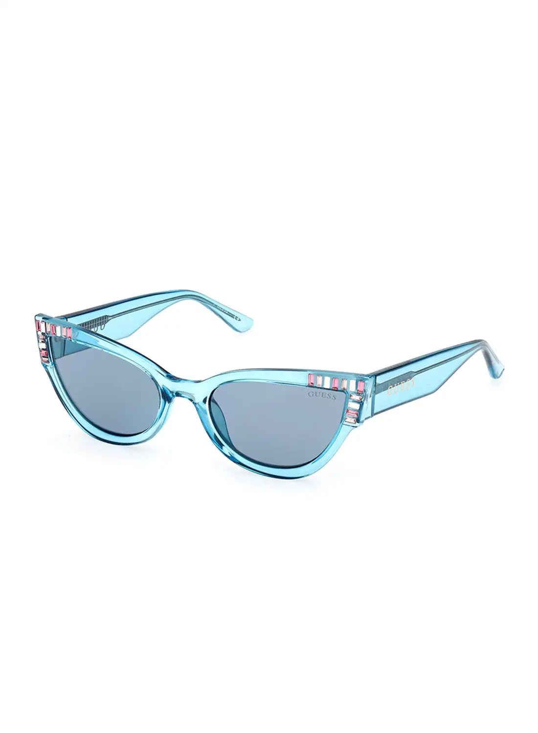 GUESS Women's UV Protection Cat Eye Shape Sunglasses - GU790189V54 - Lens Size: 54 Mm
