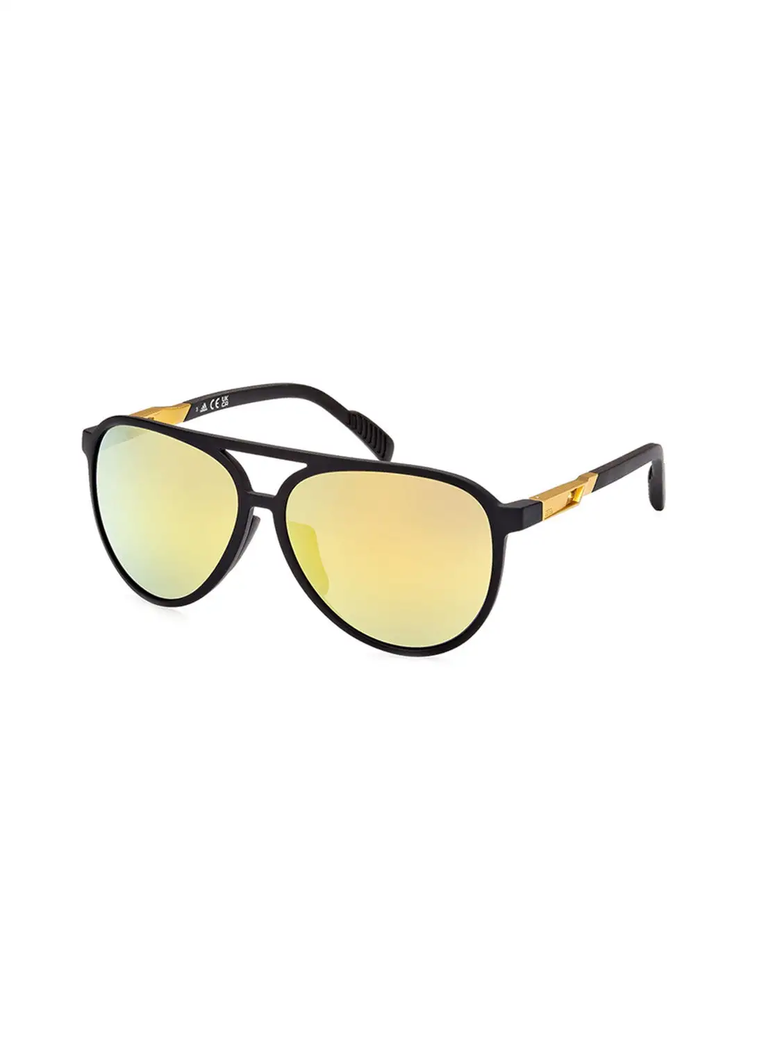 نظارة شمسية للجنسين من اديداس، حماية من الأشعة فوق البنفسجية - SP006002G58 - مقاس العدسة: 58 ملم