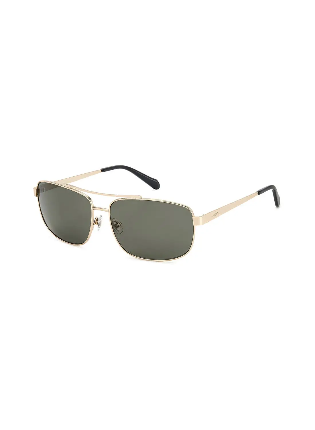 FOSSIL Men's UV Protection Rectangular Sunglasses - Fos 2130/G/S Mt Ligh G 61 - Lens Size: 61 Mm