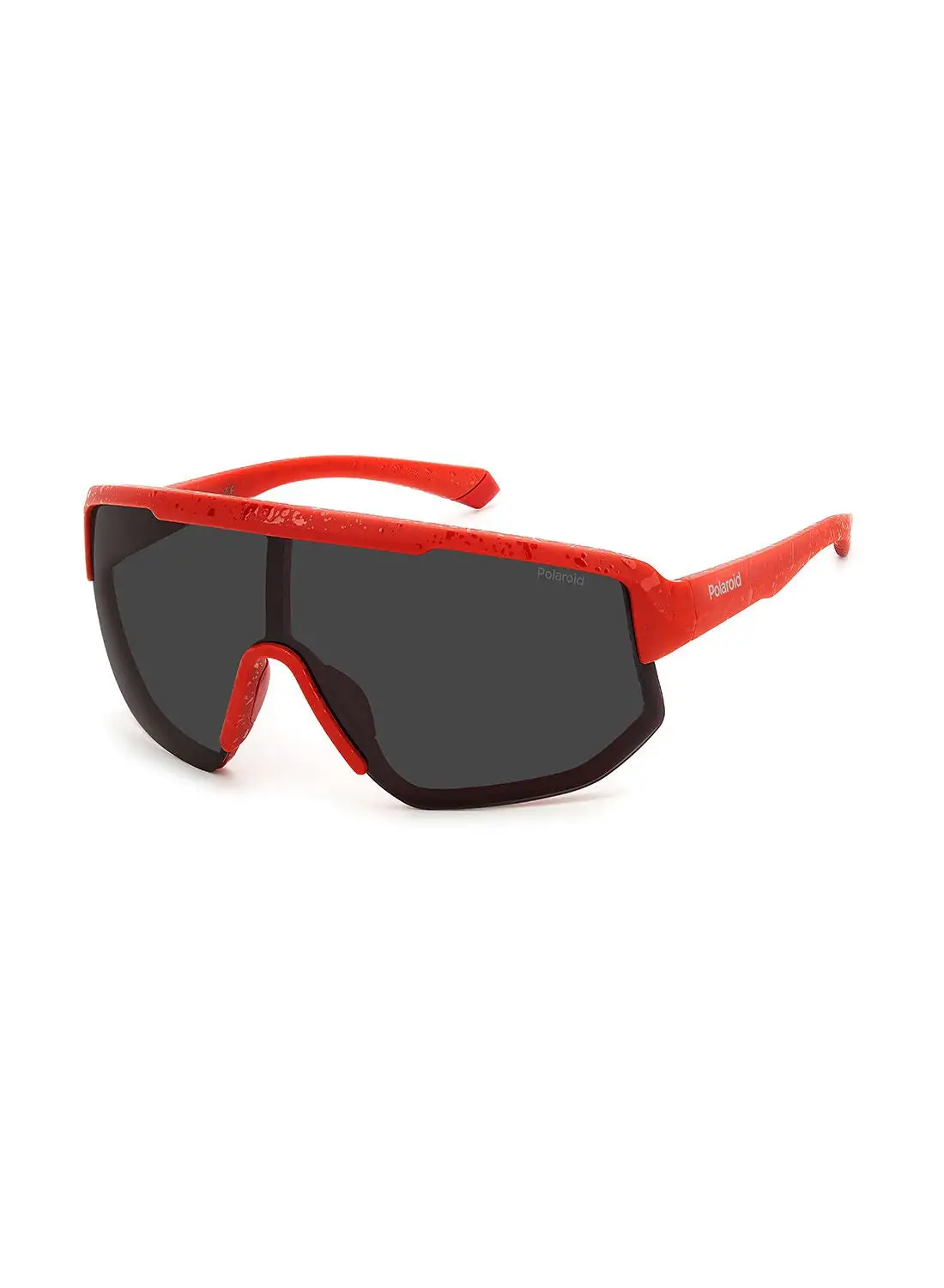 بولارويد نظارة شمسية للجنسين للحماية من الأشعة فوق البنفسجية - Pld 7047/S أحمر مطفي 99 - مقاس العدسة: 99 ملم