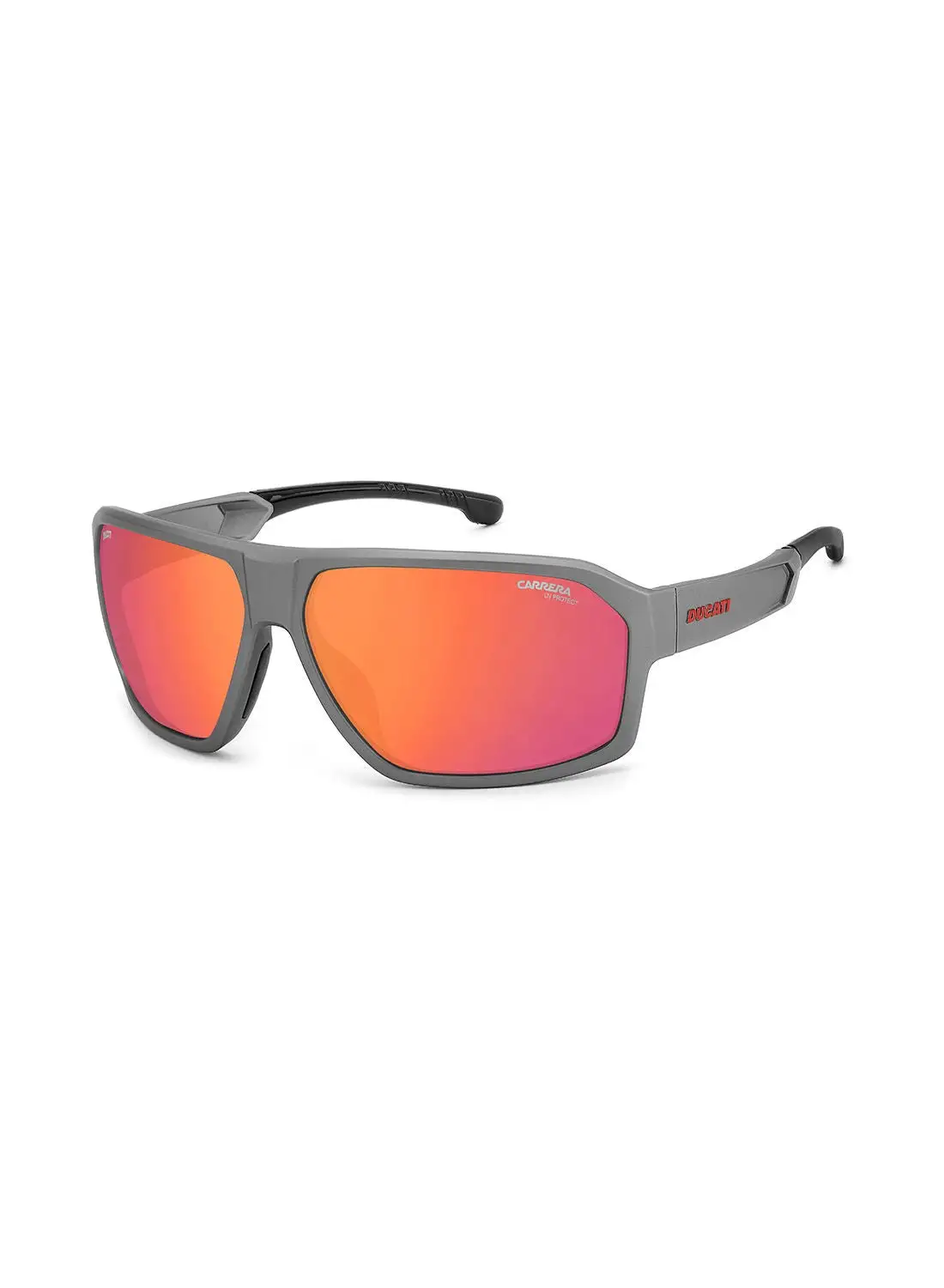 Carrera Men's UV Protection Rectangular Sunglasses - Carduc 020/S Metalgrey 66 - Lens Size: 66 Mm