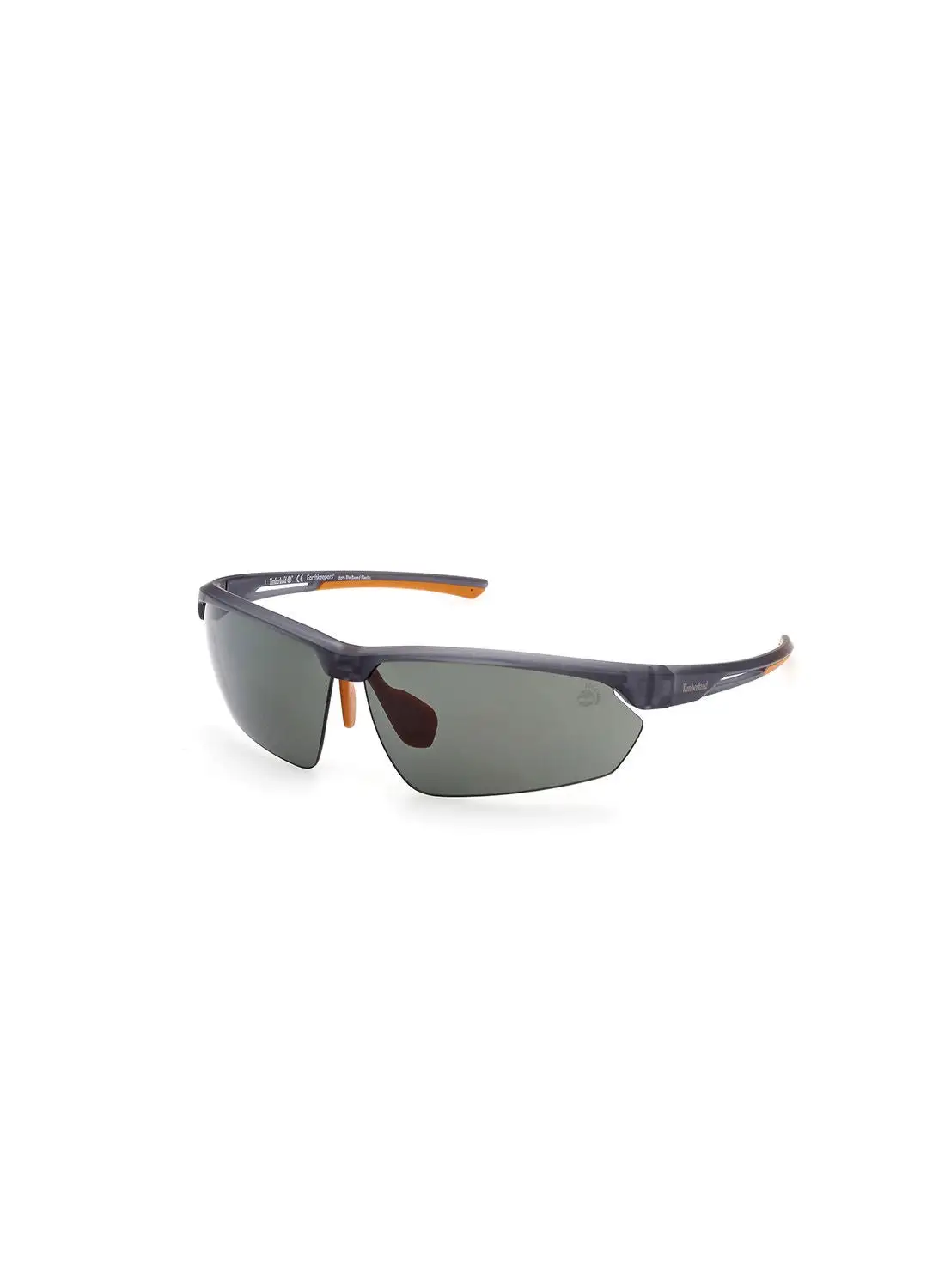 Timberland Men's Polarized Rectangular Sunglasses - TB926420R72 - Lens Size: 72 Mm