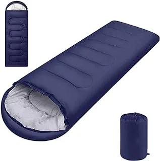 Camping Sleeping Bags for Adults - Compact Sleeping Bag for Hiking, Backpacking, Cold Weather & Warm - Lightweight Packable Travel Gear Summer & Winter