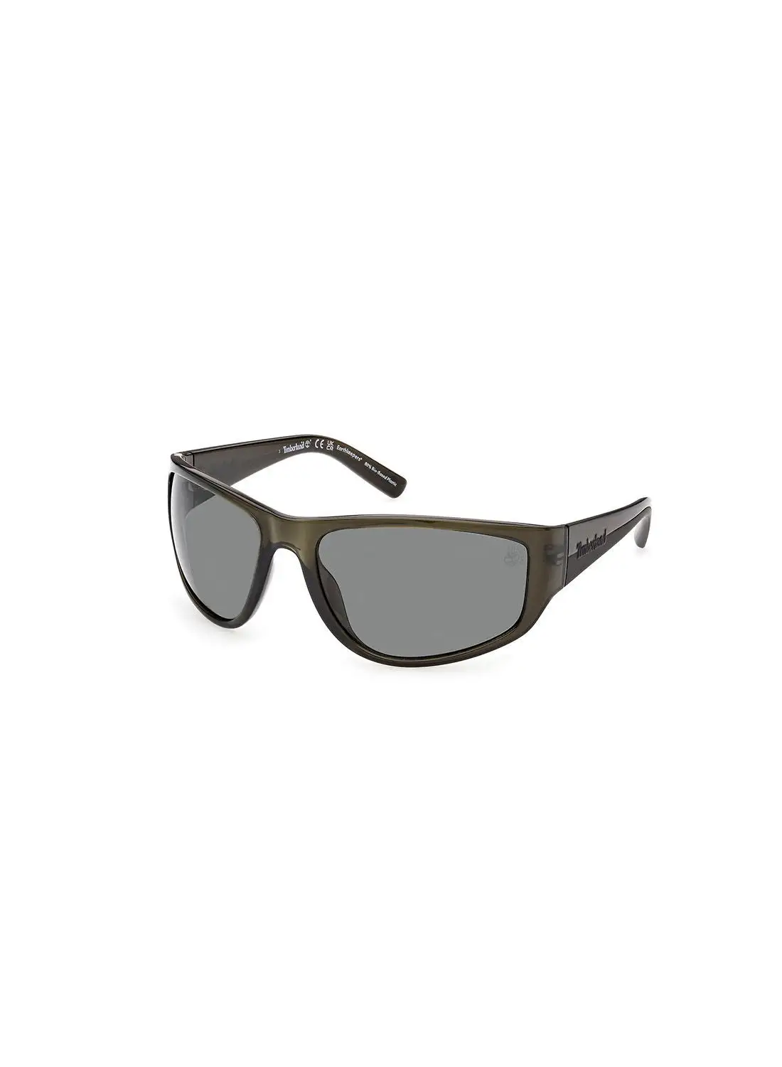Timberland Men's Polarized Rectangular Sunglasses - TB928896R66 - Lens Size: 66 Mm