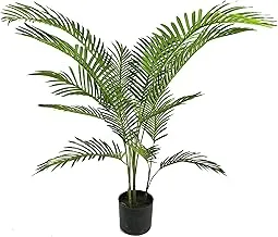 SKY-TOUCH Artificial Tree Fake Plants: 120cm Areca Palm Fake Trees Faux Plants Indoor Realistic Plants for Office Home Room Store Decor