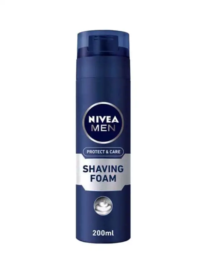 Nivea Men Protect And Care Shaving Foam, Aloe Vera And Provitamin B5 200ml