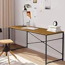 Office Desk Modern Style 120 cm Brown