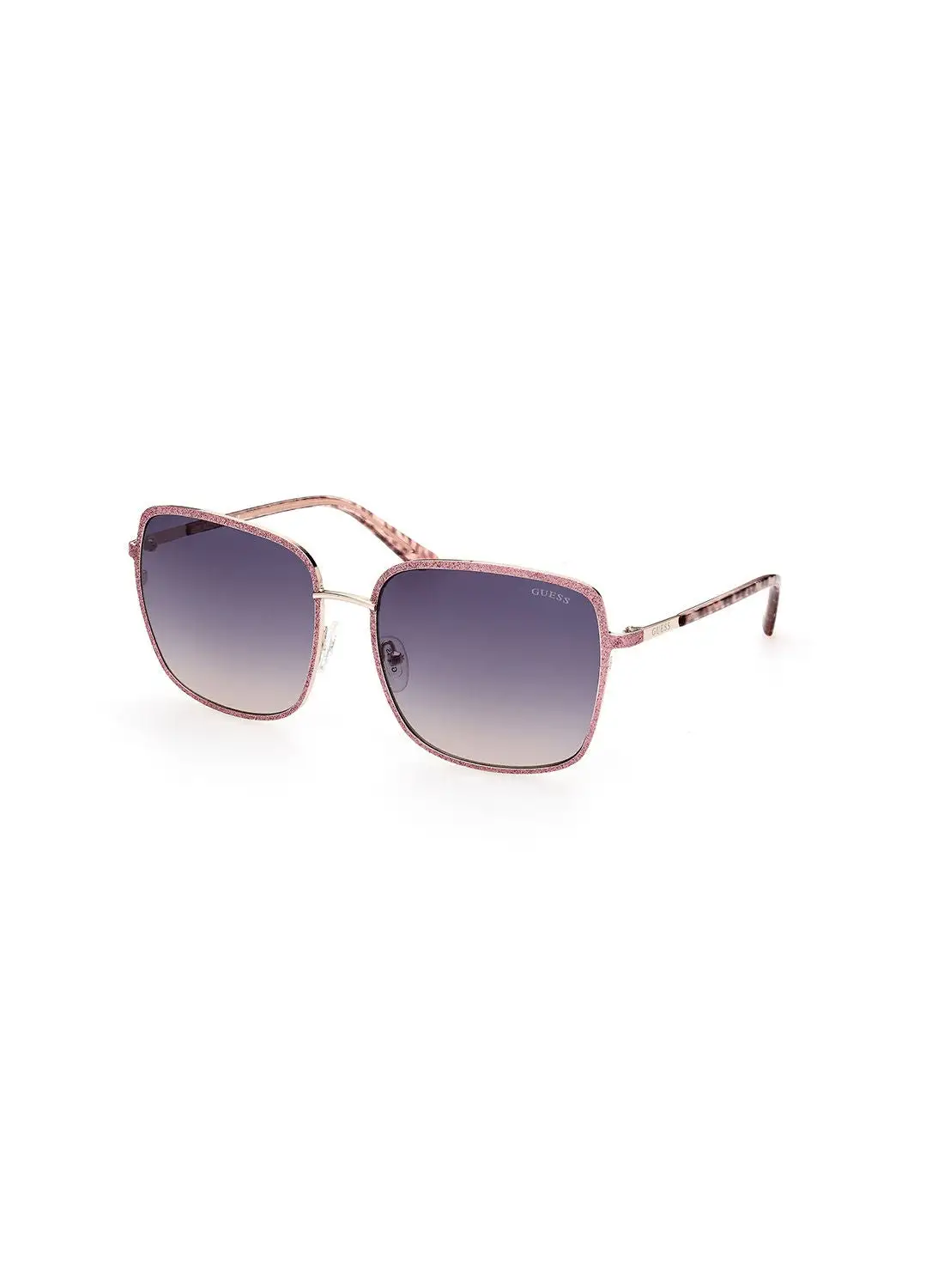 GUESS Women's UV Protection Square Sunglasses - GU784674B61 - Lens Size: 61 Mm