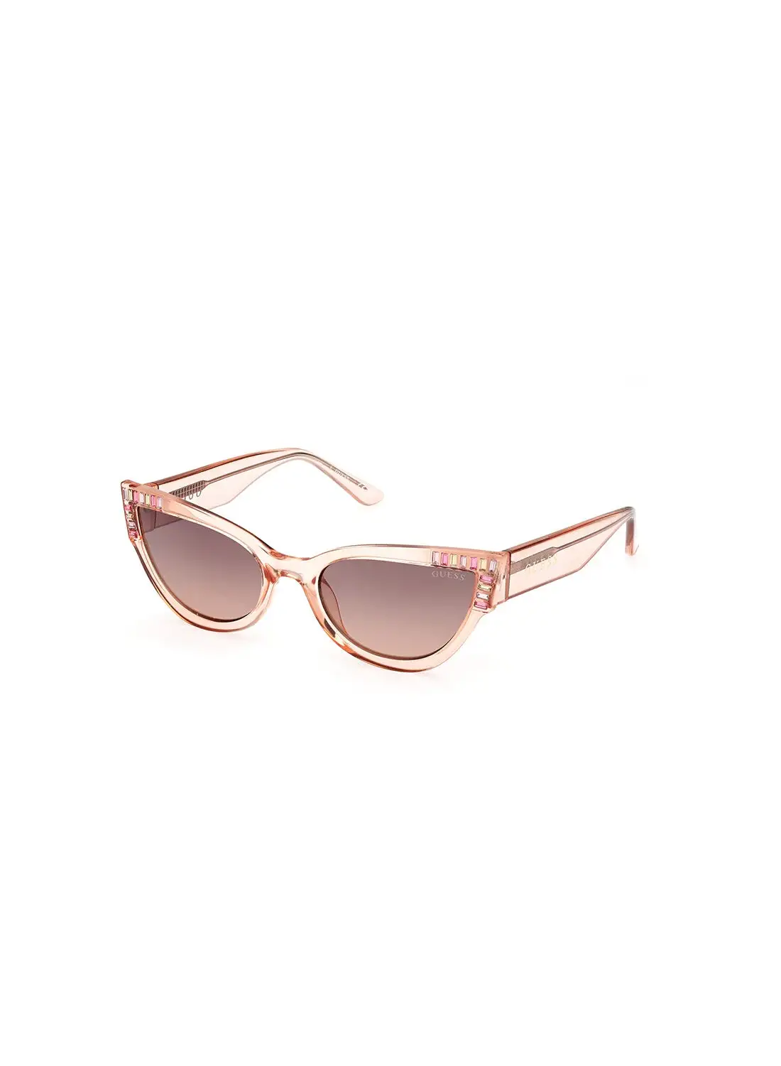 GUESS Women's UV Protection Cat Eye Sunglasses - GU790144F54 - Lens Size: 54 Mm
