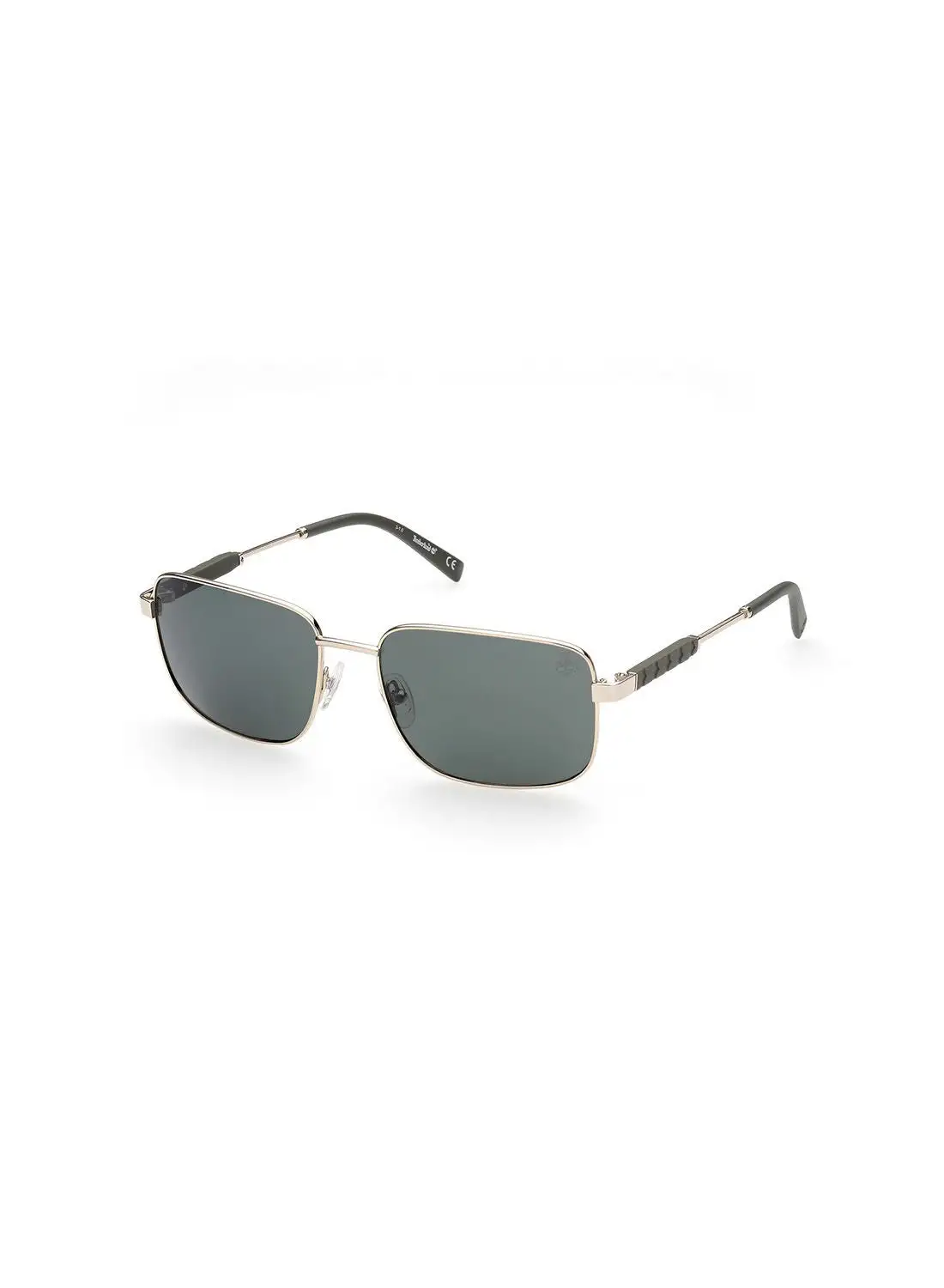 Timberland Men's Polarized Rectangular Sunglasses - TB924132R58 - Lens Size: 58 Mm