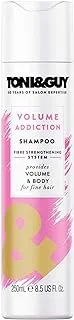 Toni&Guy Volume Addiction Volumizing Shampoo For Fine Flat Hair Adds Body And Bounce To Thin Hair, 250ml