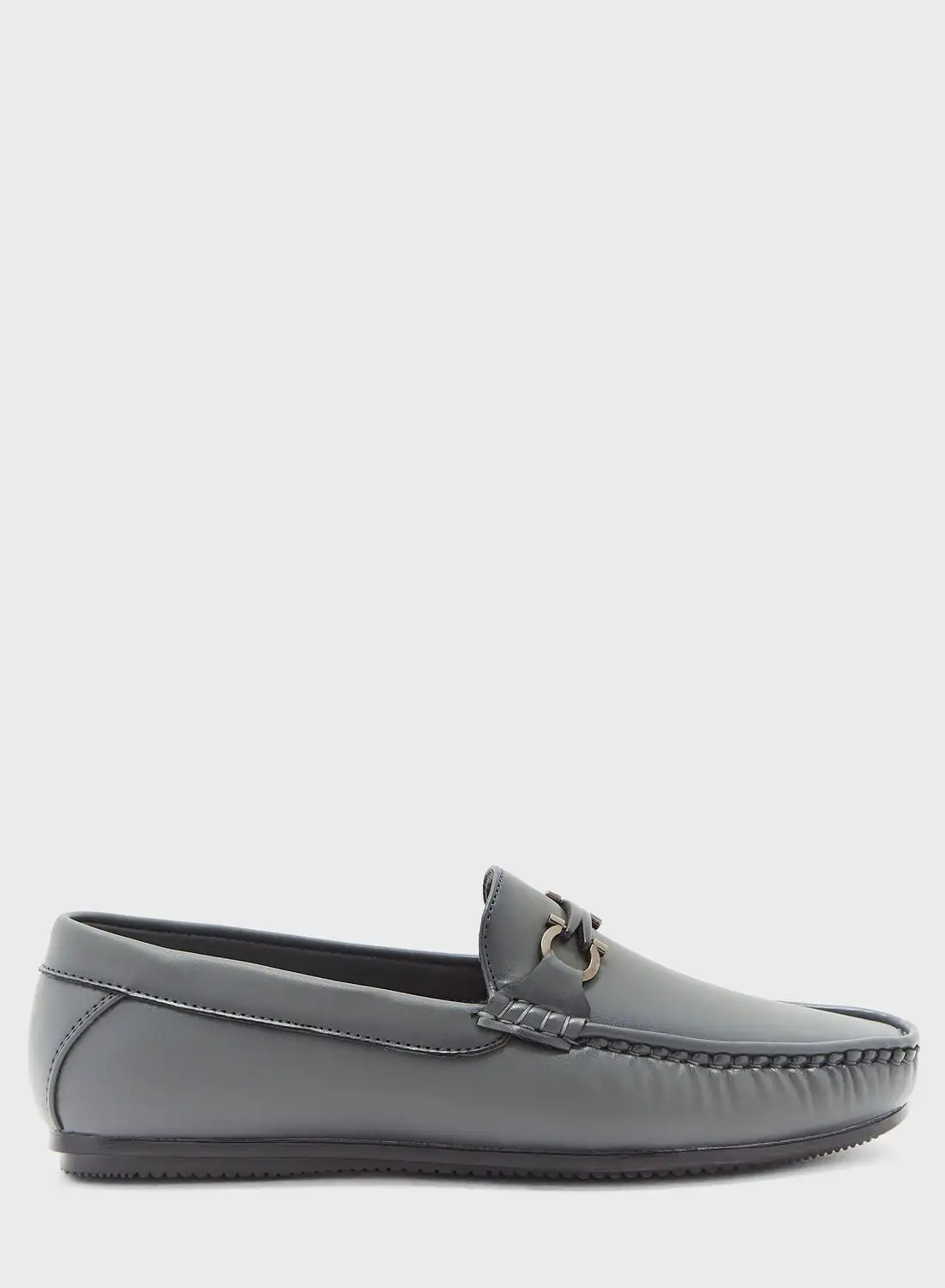 Robert Wood Trim Detail Casual Loafers