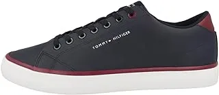 حذاء رياضي تومي هيلفيغر TH HI VULC CORE LOW LEATHER للرجال حذاء رياضي مبركن