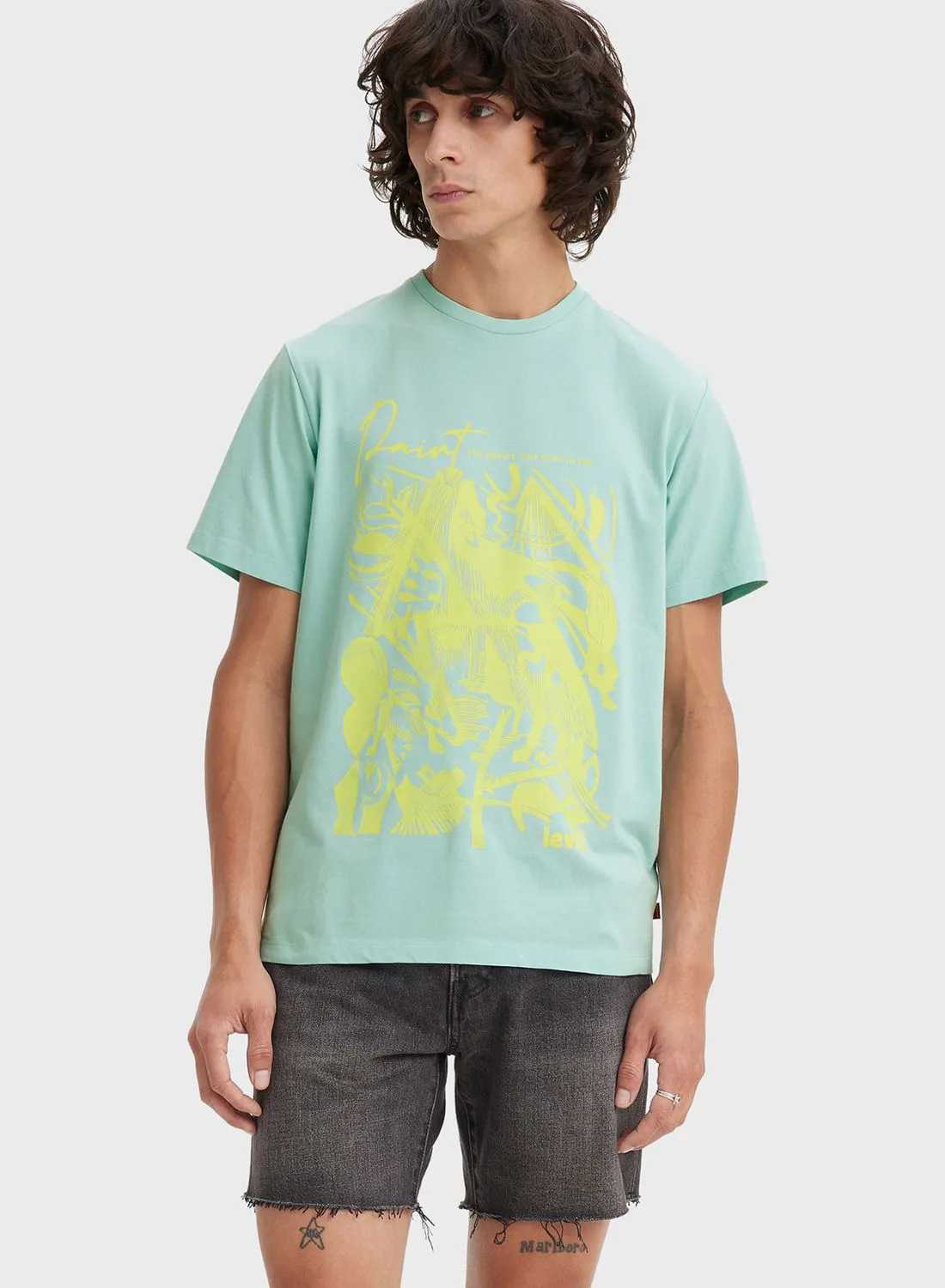 Levi's Floral Crew Neck T-Shirt