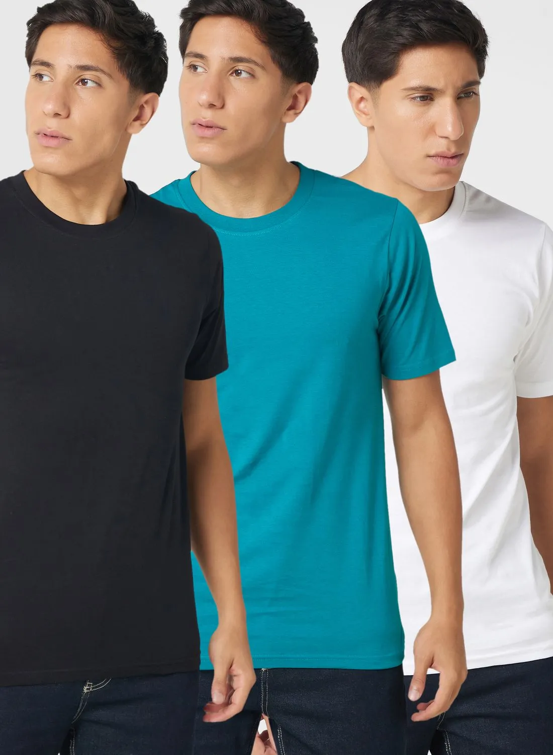 Seventy Five 3 Pack Essential Crew Neck T-shirts