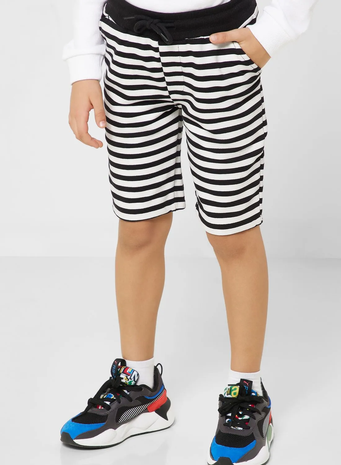 Pinata Striped Shorts For Boys