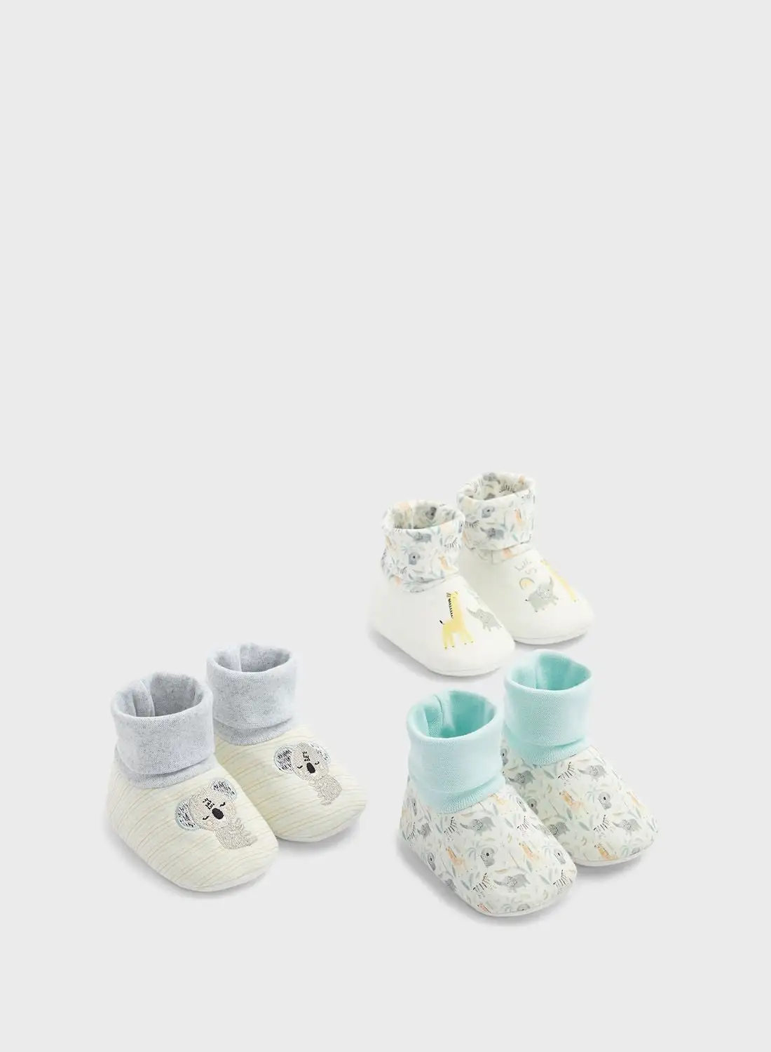 mothercare 3 Pack Baby Sock Booties