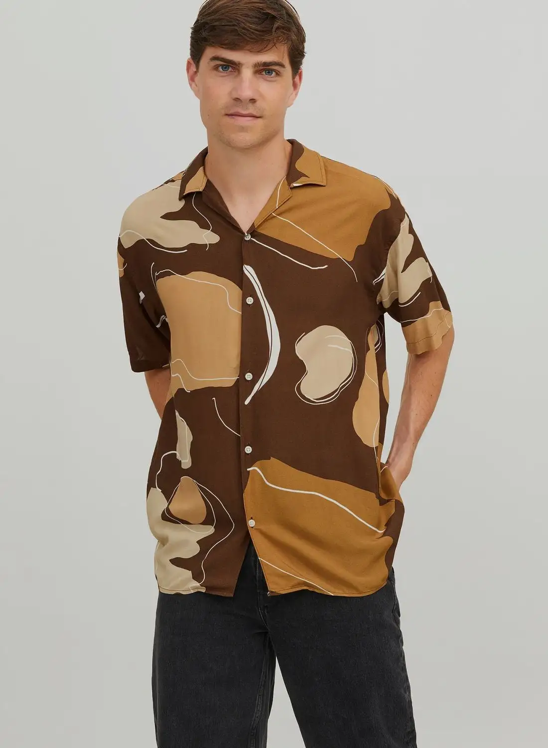 JACK & JONES Printed Relaxed Fit Shirt