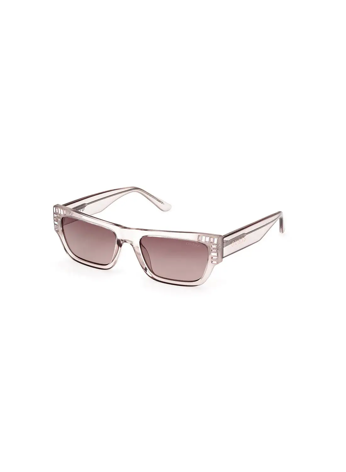 GUESS Women's UV Protection Rectangular Sunglasses - GU790259F53 - Lens Size: 53 Mm