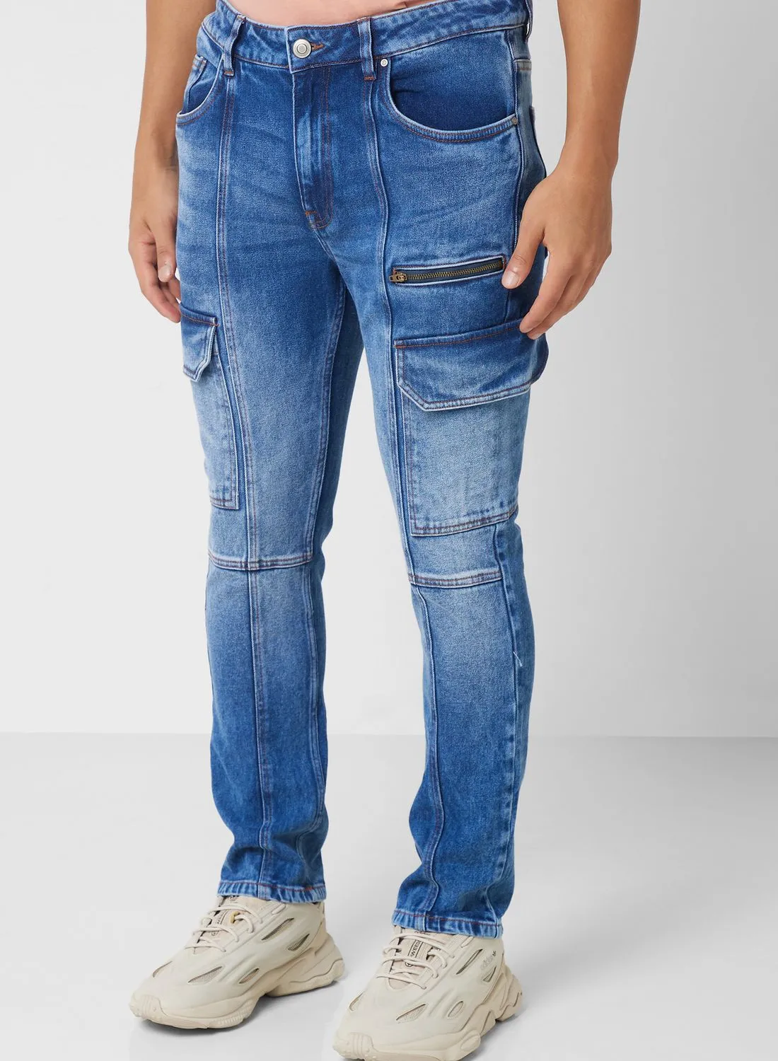 Seventy Five Relaxed Fit Cargo Jeans