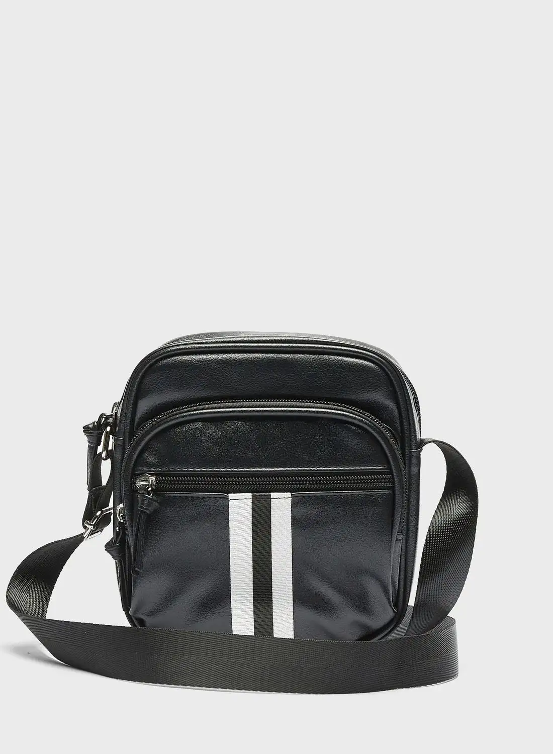 shoexpress Essential Striped Crossbody Bag