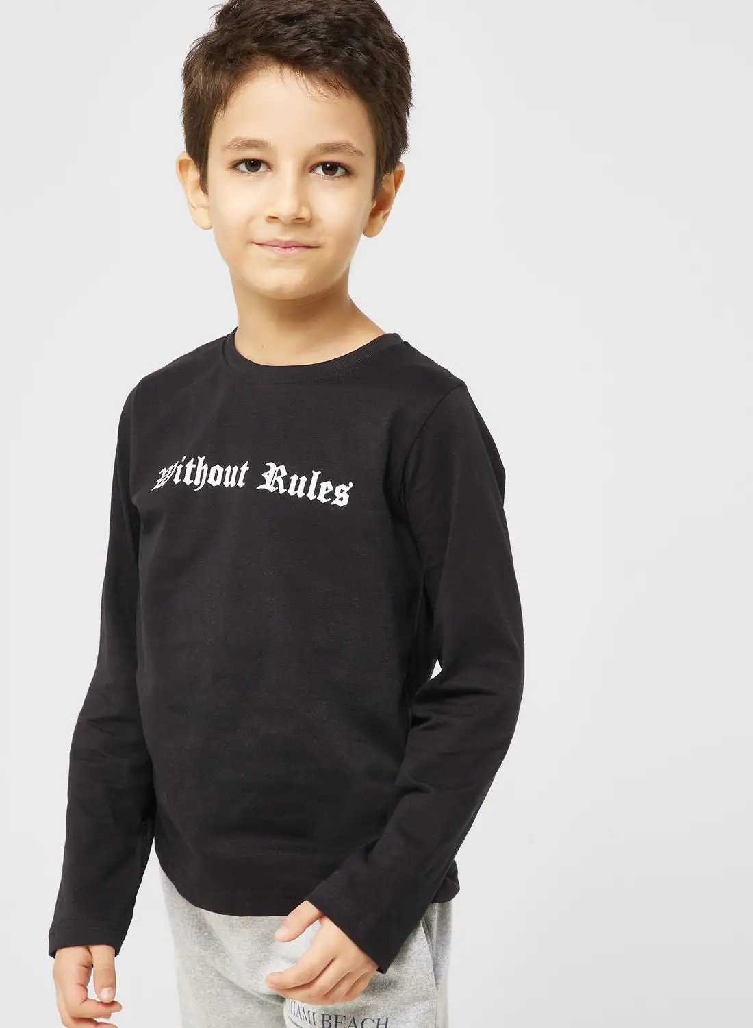 Pinata Front & Back Printed Full Sleeves T-Shirt For Boys